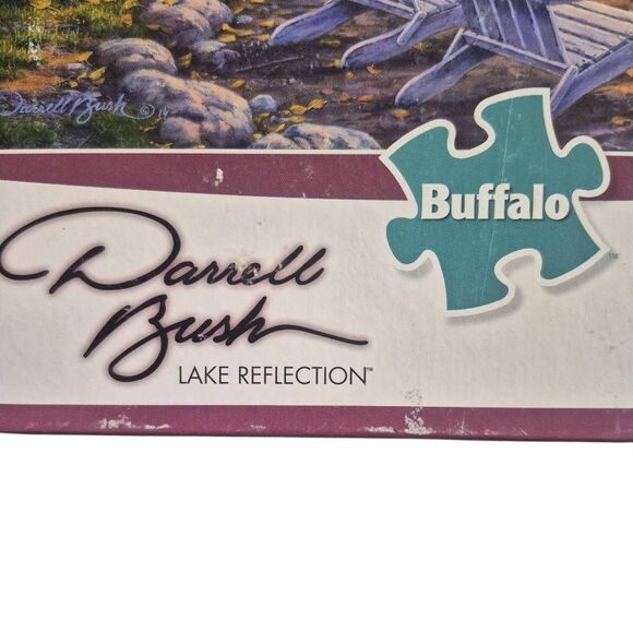 Buffalo Games Darrell Bush Lake Reflection 1000 pc Jigsaw Puzzle USED - Picture 4 of 9